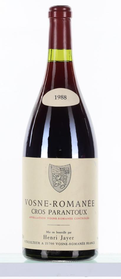 Magnum bottle of Henri Jayer Vosne-Romanee Cros Parantoux 1988